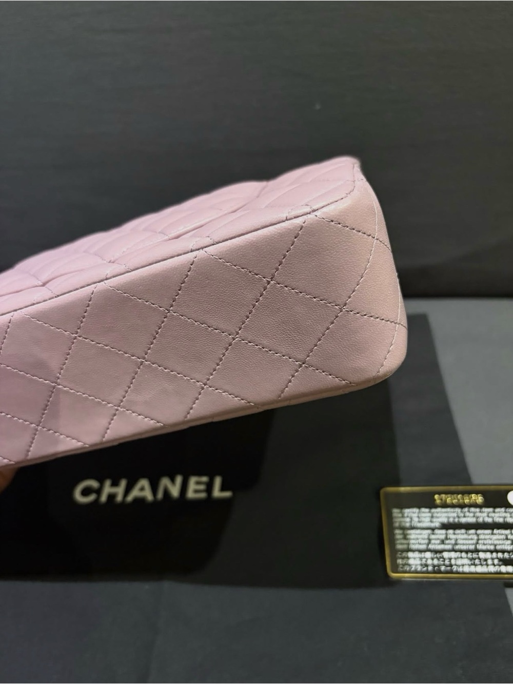 CHANEL Classic Flap Bag Pink Quilted Leather Chain Shoulder Bag - Picture 4 of 9